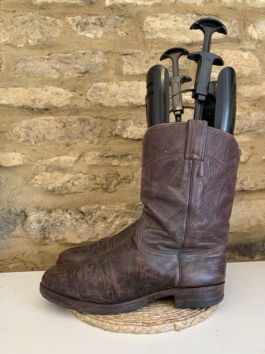 Justin herren braun bestickt - justin,