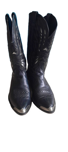 Lederstiefel cowboy styl - lederstiefel,