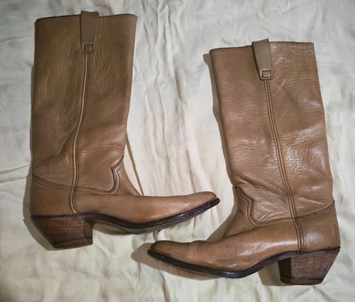 Vintage hellbraune leder - vintage,