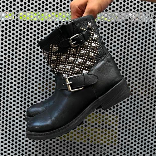 Chrome hearts woman boots - chrome,